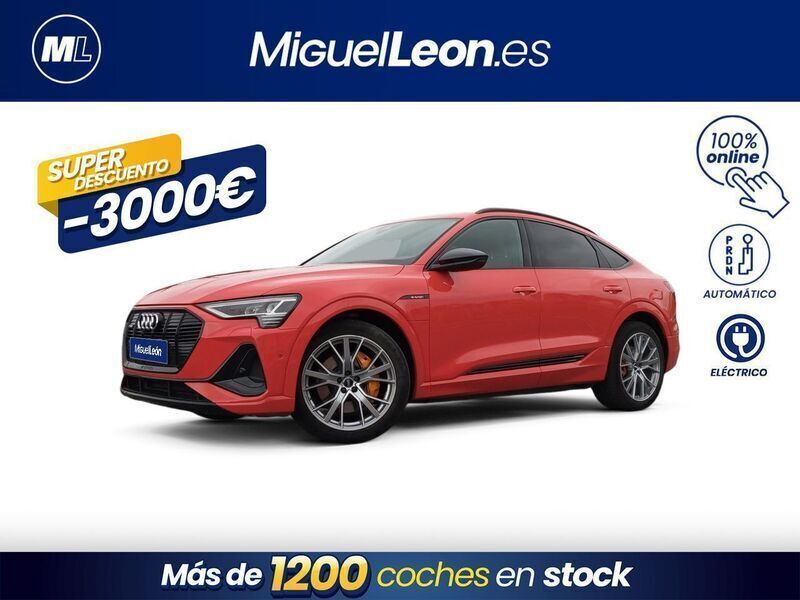 Naranja Usado 2020 Audi e-tron SUV | 32.985 € (Precio justo) - Imagen 1/3
