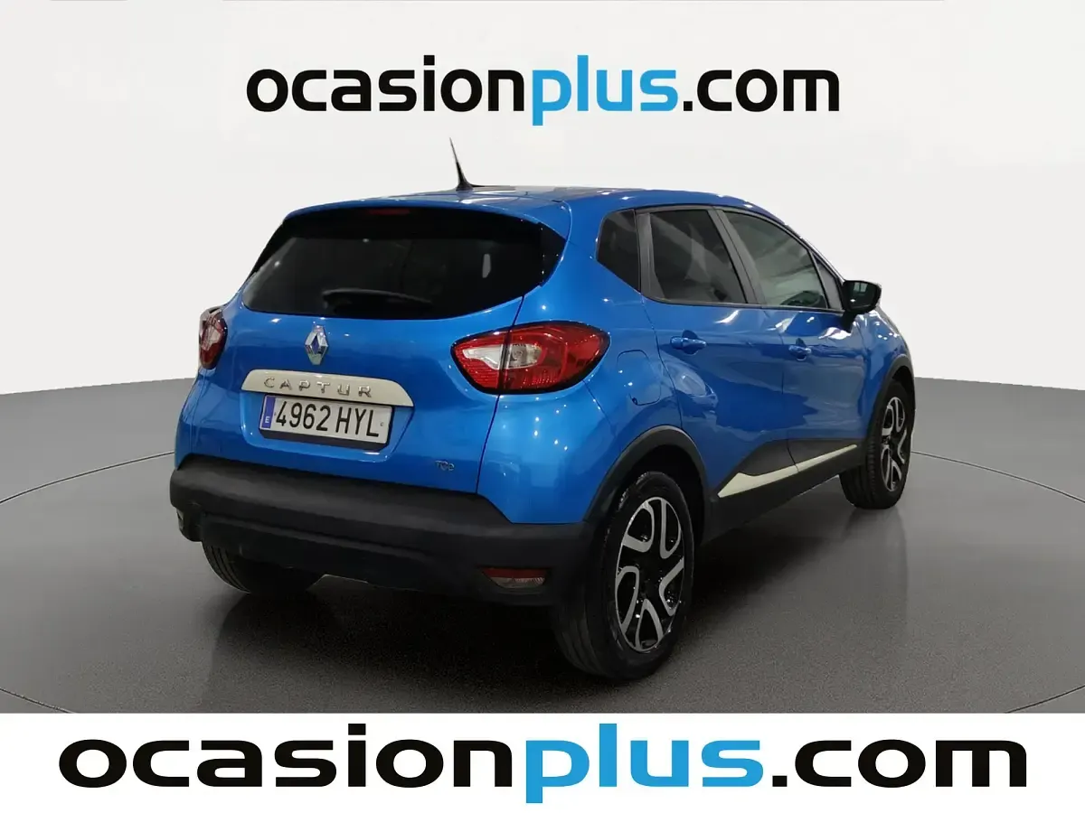 Usado Renault Captur Zen 90 CV (66 kW) 2014 Azul SUV