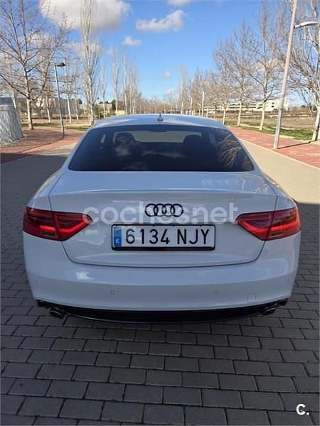 Usado Audi A5 S-Line 204 CV (150 kW) 2015 Blanco Coupe