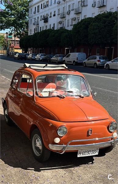 Naranja Usado 2012 Fiat 500 Pop Descapotable | 10.000 € (Precio justo) - Imagen 1/4