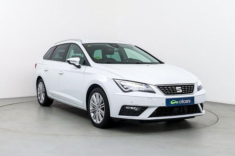 Usado Seat Leon XCELLENCE 150 CV (110 kW) 2018 Blanco Familiar