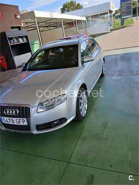 Usado Audi A4 140 CV (102 kW) 2008 Gris / plata Berlina