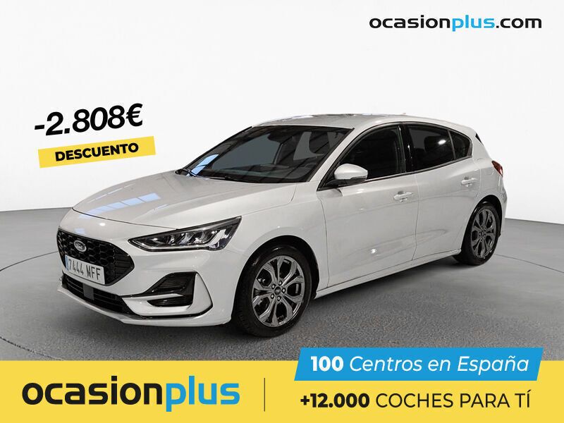 Gris Usado 2023 Ford Focus ST-Line Berlina | 20.350 € (Precio justo) - Imagen 1/4