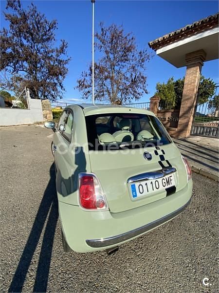 Usado Fiat 500 75 CV (55 kW) 2009 Verde Descapotable