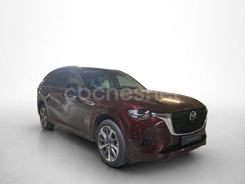 Rojo Usado 2024 Mazda CX-80 Takumi-Line SUV | 62.200 € (Precio justo) - Imagen 1/4