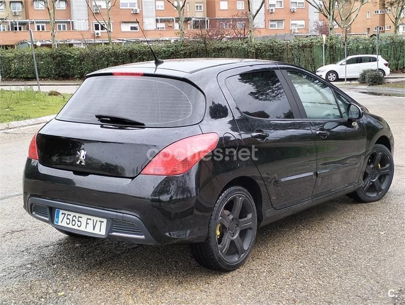 Negro Usado 2007 Peugeot 308 Premium Berlina | 4500 € (Buen precio) - Imagen 1/4