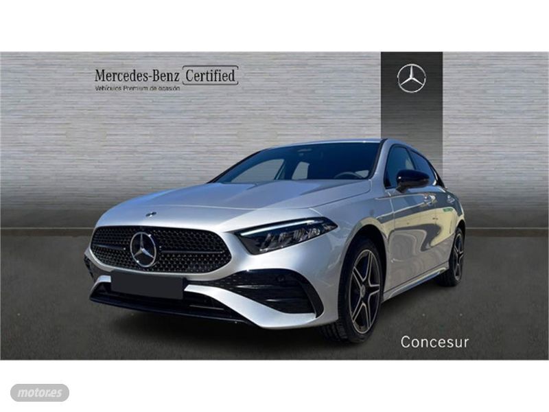 Plata iridio Usado 2024 Mercedes A250 AMG line Berlina | 36.500 € (Precio justo) - Imagen 1/4