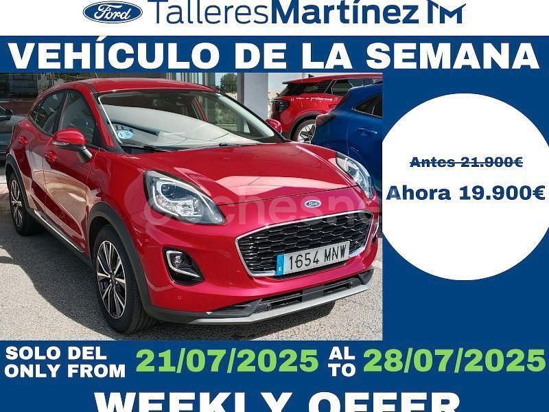 Rojo Usado 2024 Ford Puma Titanium SUV | 19.900 € (Buen precio) - Imagen 1/4