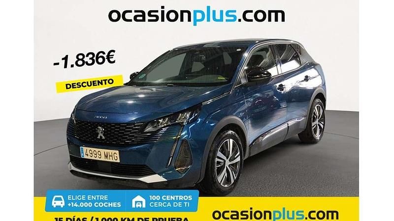 Azul Usado 2023 Peugeot 3008 Allure Monovolumen | 16.637 € (Precio justo) - Imagen 1/4