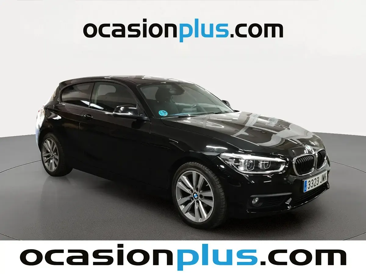 Usado BMW 116 116 CV (85 kW) 2016 Negro Utilitario