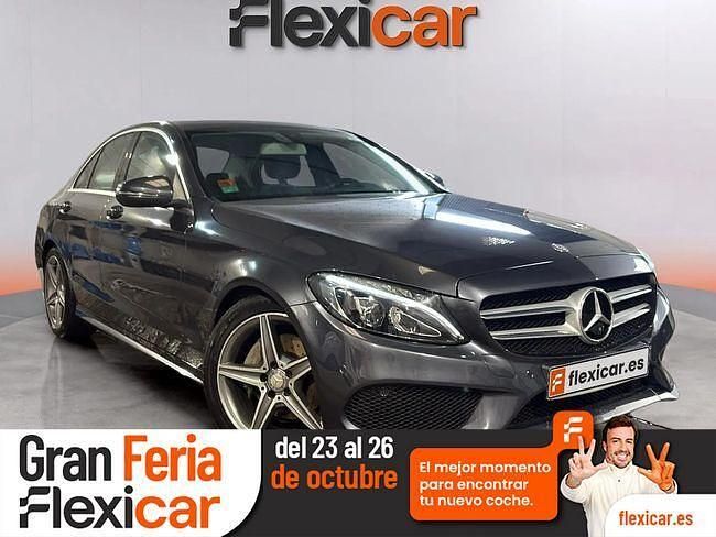 Gris Usado 2016 Mercedes C220 AMG line Berlina | 26.970 € (Un poco caro) - Imagen 1/4