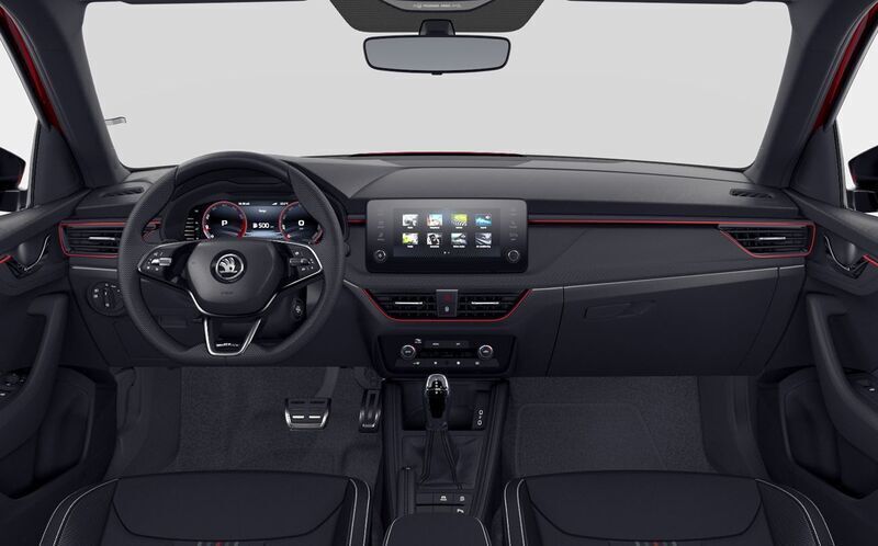 Usado Skoda Kamiq Monte Carlo 115 CV (84 kW) 2024 Rojo SUV