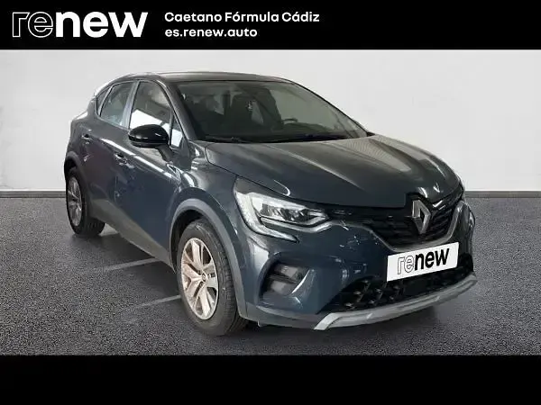 Usado Renault Captur Intens 100 CV (73 kW) 2021 Azul SUV