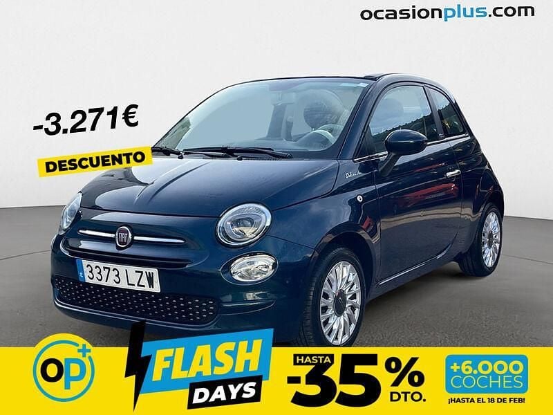 Usado Fiat 500 Dolcevita 70 CV (51 kW) 2022 Azul Descapotable