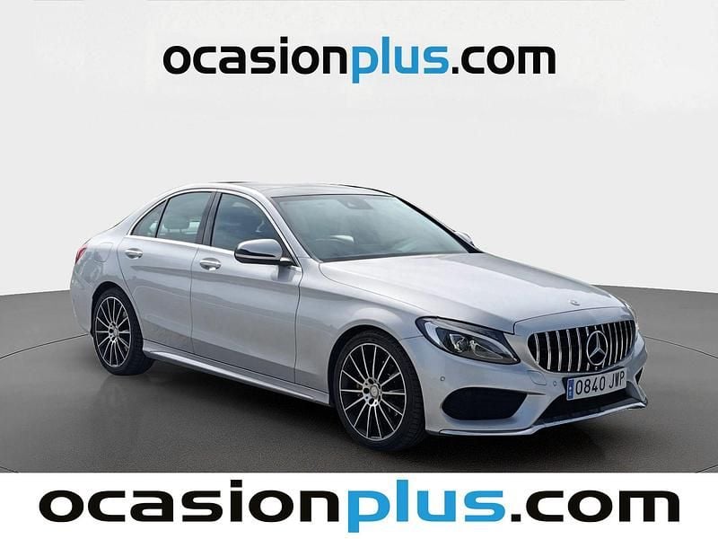 Usado Mercedes C220 AMG 170 CV (125 kW) 2017 Gris plata Berlina