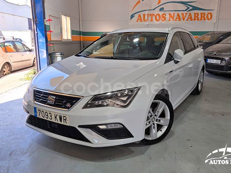 Blanco Usado 2019 Seat Leon FR Familiar | 14.950 € (Un poco caro) - Imagen 1/4