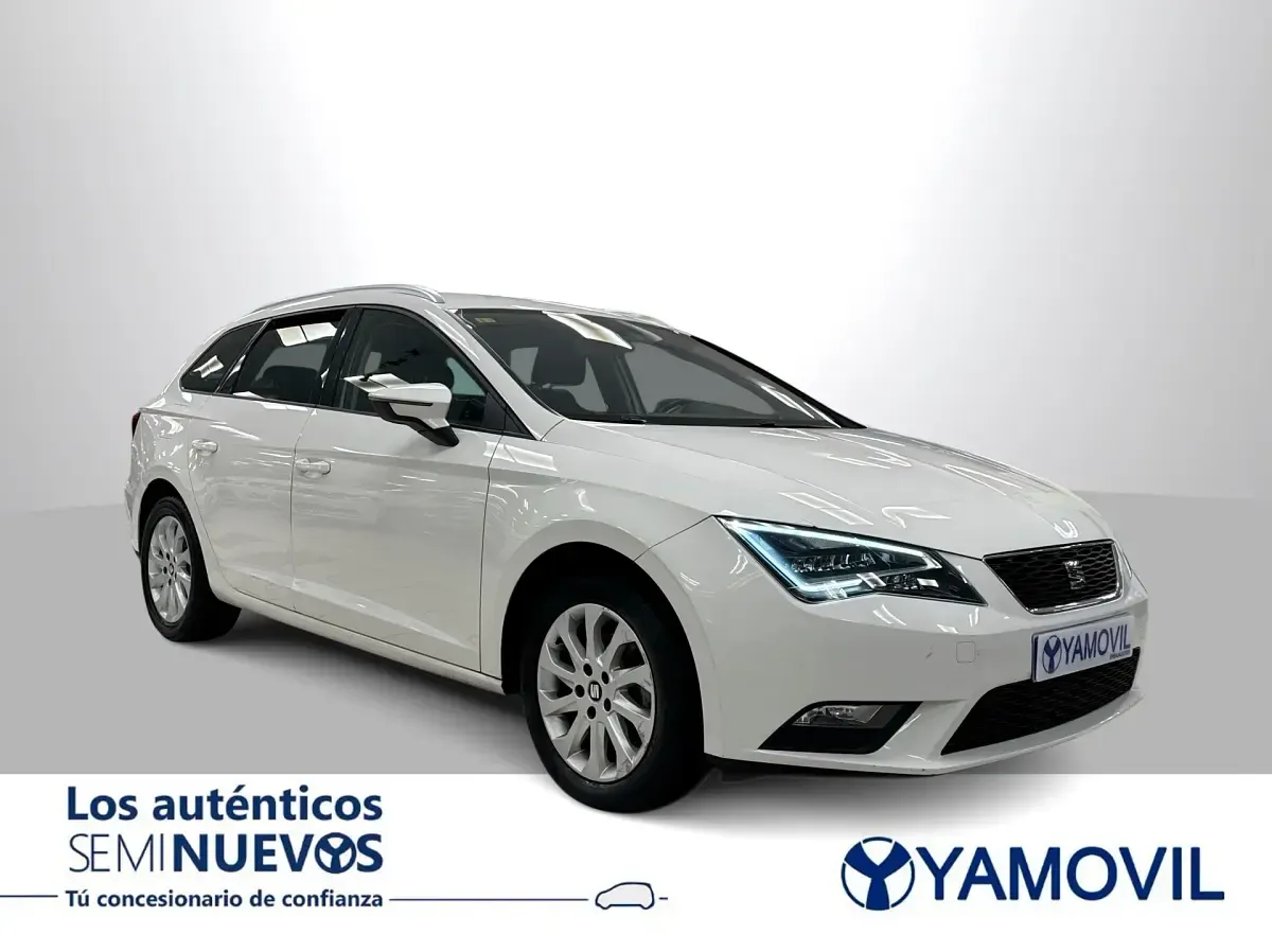 Käytetty Seat Leon Style 105 HP (77 kW) 2015 Valkoinen Farmari