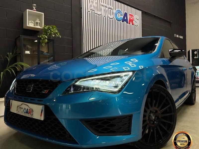 Usado Seat Leon CUPRA 290 CV (213 kW) 2016 Azul Berlina