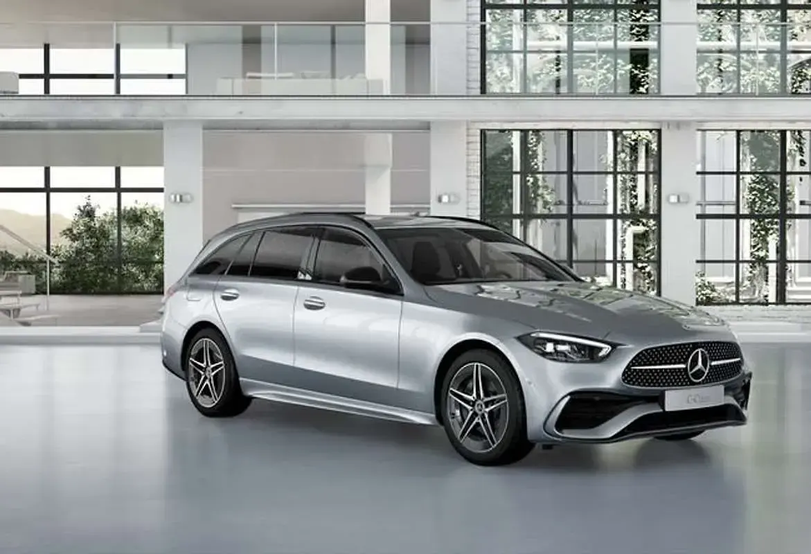 Usado Mercedes C220 199 CV (146 kW) 2025 Plateado Familiar