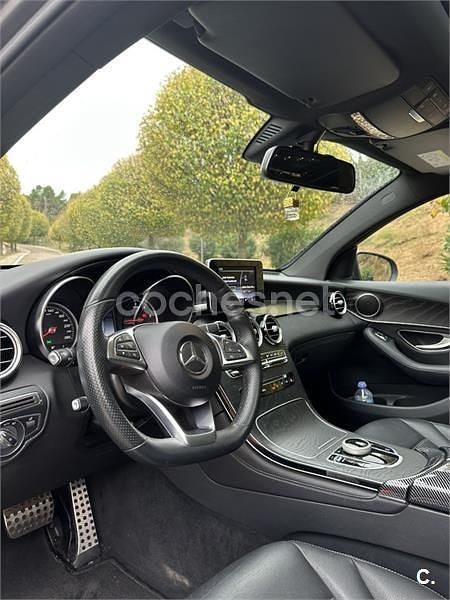 Usado Mercedes GLC220 194 CV (142 kW) 2018 Gris / plata Coupe