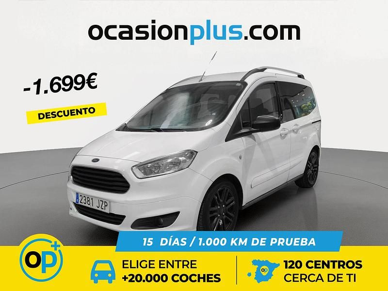 Usado Ford Tourneo Courier Trend 95 CV (69 kW) 2017 Blanco Monovolumen