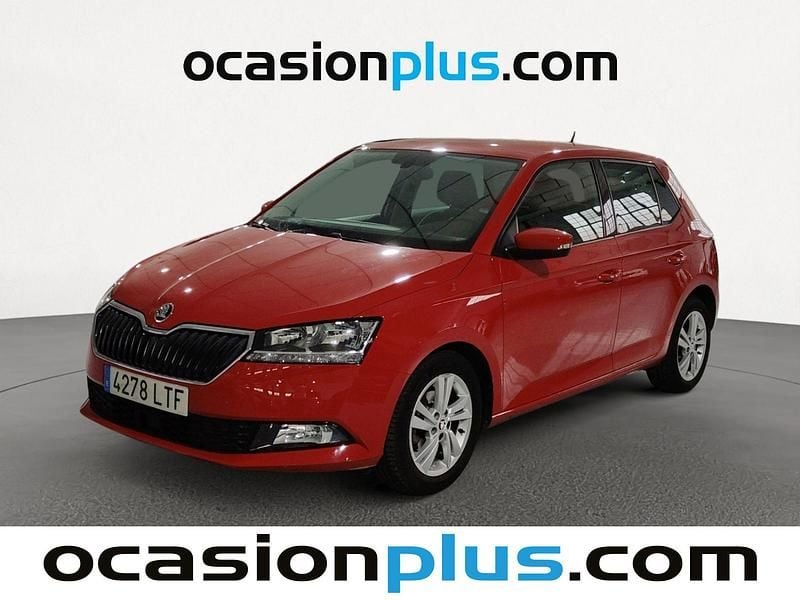 Rojo Usado 2021 Skoda Fabia Ambition Utilitario | 13.628 € (Precio justo) - Imagen 1/4