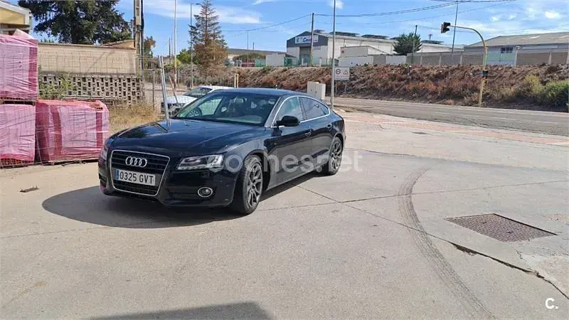 Usado Audi A5 Sportback 180 CV (132 kW) 2010 Negro Utilitario