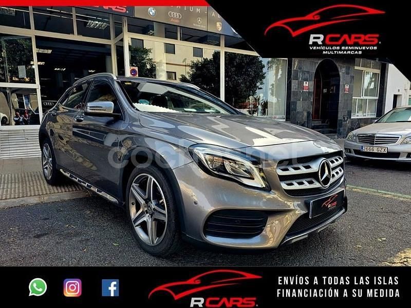 Usado Mercedes GLA250 AMG line 211 CV (155 kW) 2017 Gris / plata SUV