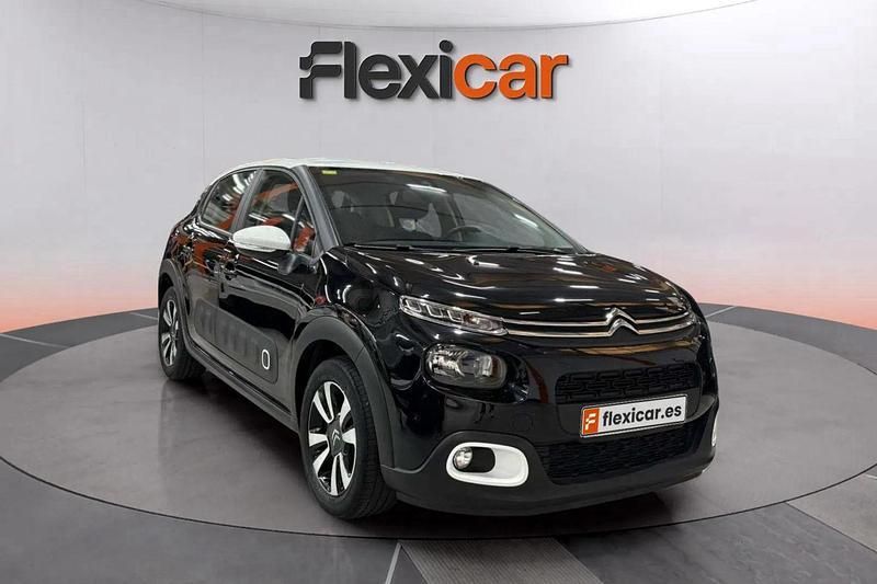 Negro Usado 2020 Citroën C3 Feel Utilitario | 10.490 € (Precio justo) - Imagen 1/4