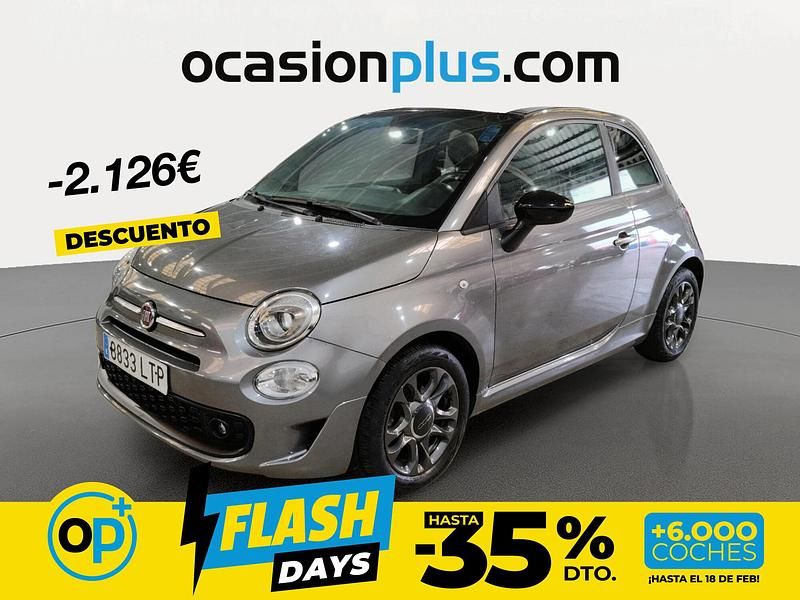 Gris Usado 2021 Fiat 500 Connect Descapotable | 11.950 € (Precio justo) - Imagen 1/4