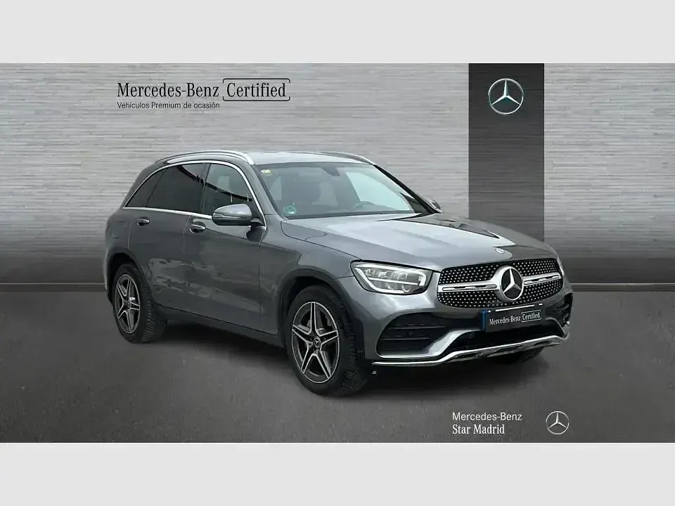 Usado Mercedes GLC220 194 CV (142 kW) 2020 Gris selenita metalizado SUV