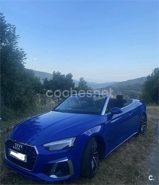 Usado Audi A5 Cabriolet S-Line 204 CV (150 kW) 2024 Azul Descapotable