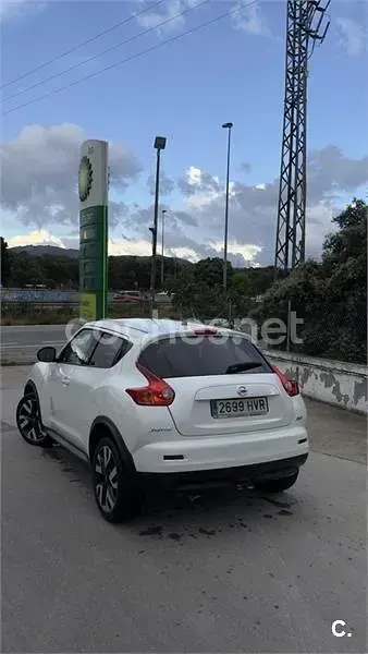 Usado Nissan Juke N-TEC 110 CV (80 kW) 2014 Blanco SUV