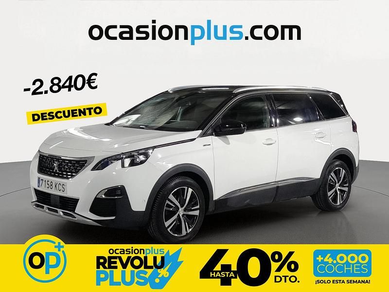 Usado Peugeot 5008 GT-line 120 CV (88 kW) 2017 Blanco SUV