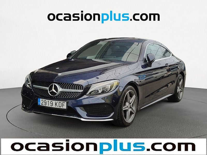 Azul Usado 2016 Mercedes C220 AMG Coupe | 26.900 € (Un poco caro) - Imagen 1/4
