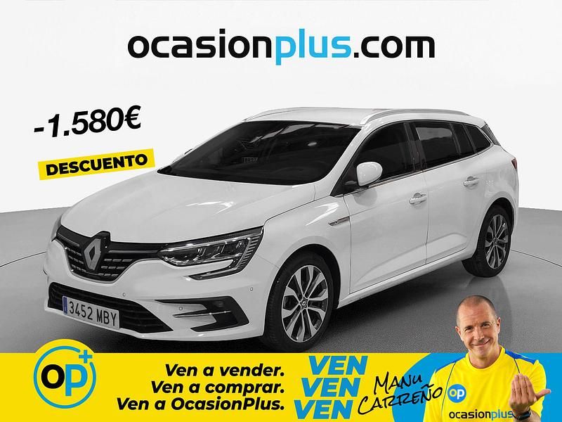 Usado Renault Mégane GrandTour Techno 140 CV (102 kW) 2022 Blanco Familiar