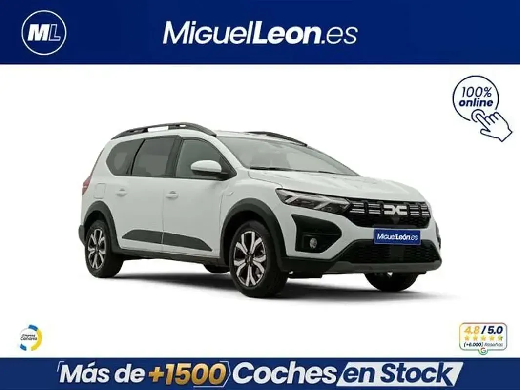 Usado Dacia Jogger Expression 110 CV (80 kW) 2023 Blanco Monovolumen