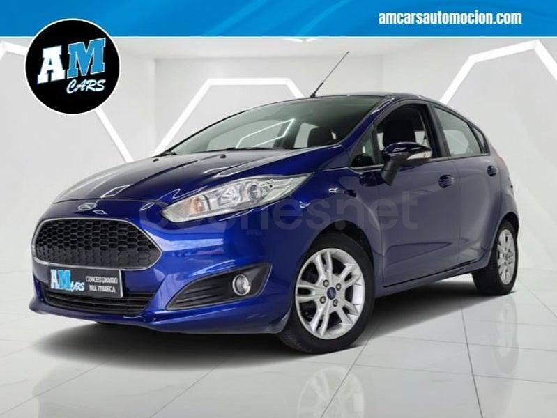 Azul Usado 2017 Ford Fiesta Trend Berlina | 8990 € (Super precio) - Imagen 1/4