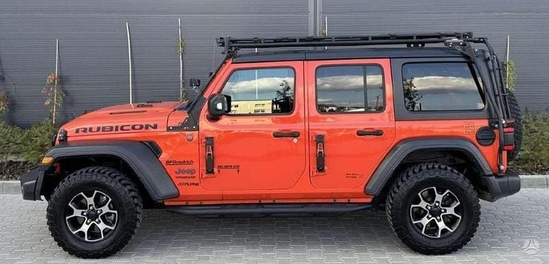 Usado Jeep Wrangler Unlimited Rubicon 200 CV (147 kW) 2019 Naranja SUV