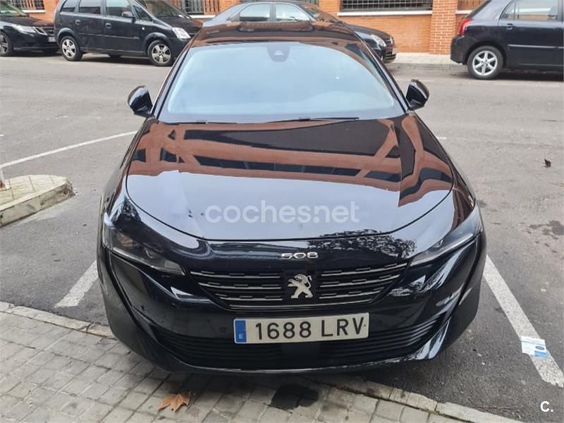 Usado Peugeot 508 Active 130 CV (95 kW) 2021 Negro Berlina