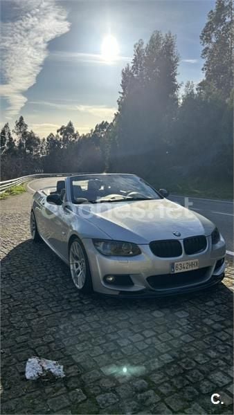 Usado BMW 325 Cabriolet 218 CV (160 kW) 2010 Gris / plata Descapotable
