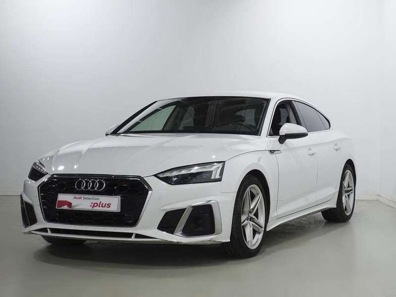Blanco Usado 2020 Audi A5 Sportback S-Line Berlina | 29.200 € (Precio justo) - Imagen 1/4