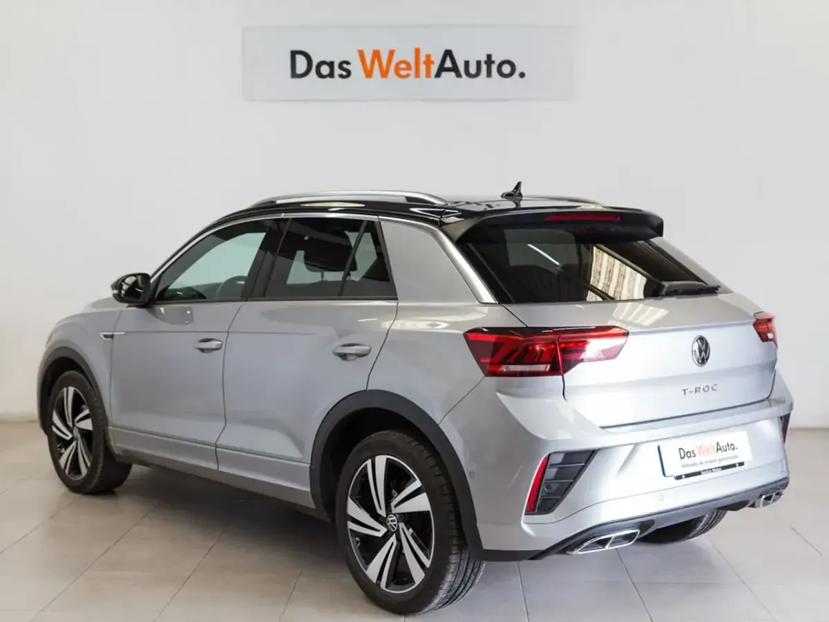 Usado VW T-Roc R-line 150 CV (110 kW) 2022 Plata SUV