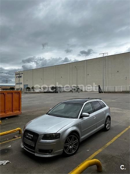 Gris / plata Usado 2008 Audi A3 Sportback S-Line Berlina | 5500 € (Precio justo) - Imagen 1/3