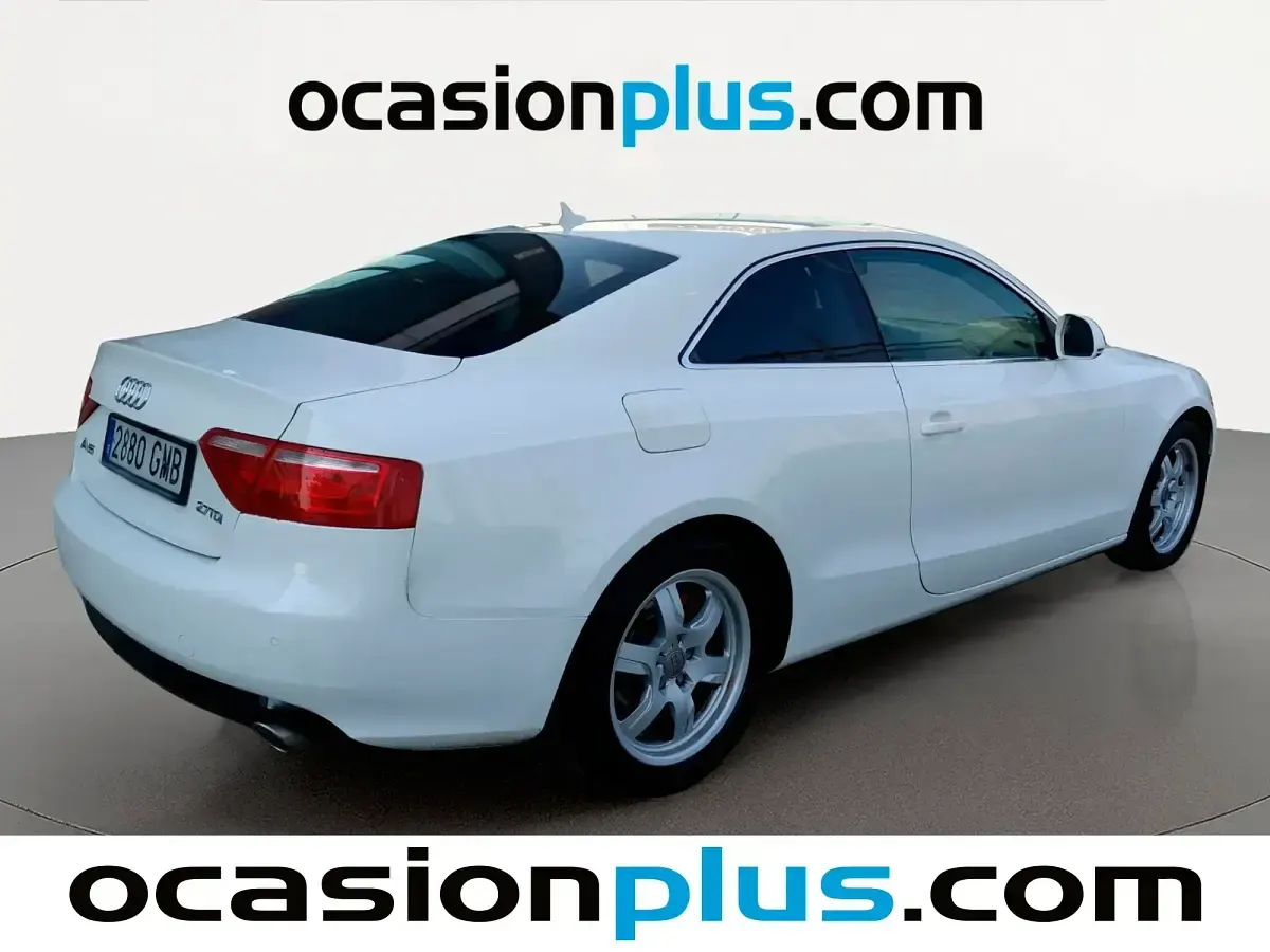 Usado Audi A5 190 CV (139 kW) 2009 Blanco Coupe