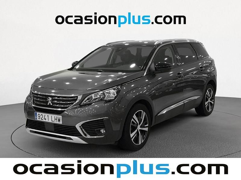 Gris Usado 2020 Peugeot 5008 Allure Monovolumen | 18.628 € (Precio justo) - Imagen 1/4