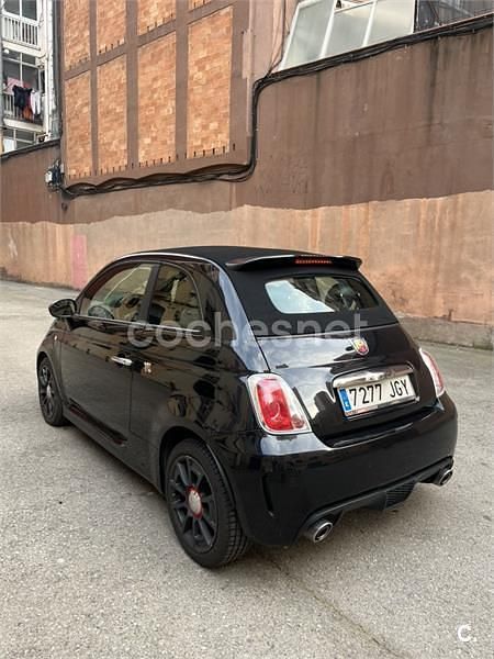 Usado Abarth 500C 140 CV (102 kW) 2015 Negro Descapotable