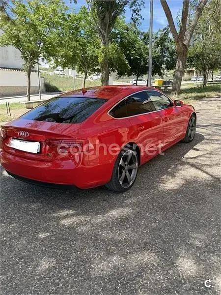 Usado Audi A5 Sportback S-Line 190 CV (139 kW) 2015 Rojo Utilitario