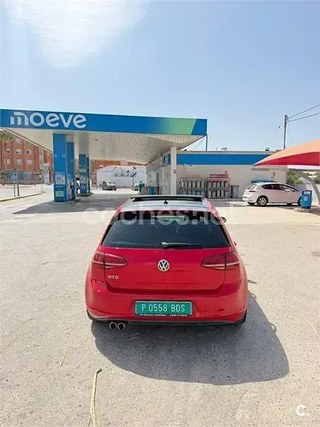 Usado VW Golf VII GTD 184 CV (135 kW) 2014 Rojo Berlina