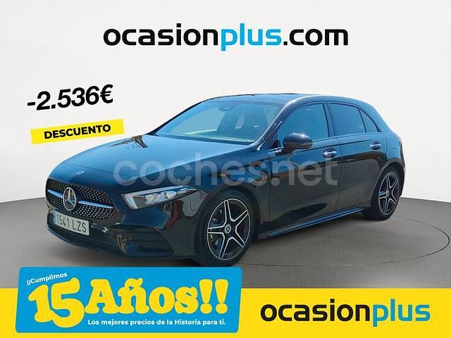 Negro Usado 2022 Mercedes A200 Berlina | 27.900 € (Buen precio) - Imagen 1/4